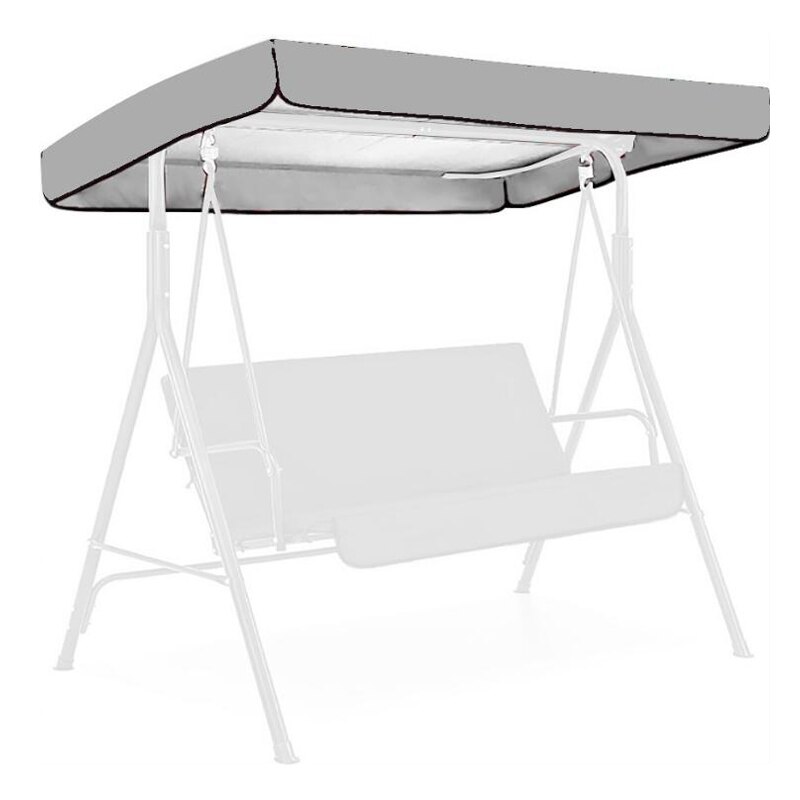 Multi-color Replacement Canopy For Swing Seat 3 Seater Sizes Garden Hammock Cover Swing Roof For Lawns Courtyards
