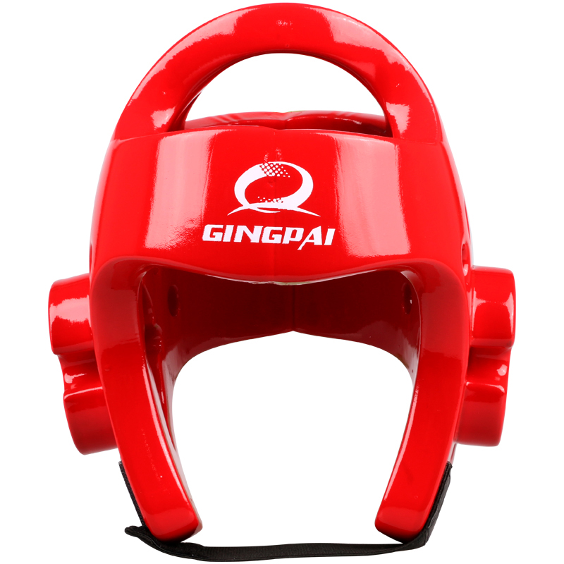 Wtf Goedgekeurd Kids Volwassen Professionele Taekwondo Helm Karate Hoofddeksels Mma Kick Boksen Head Protector Tkd Helmen: Rood / S 120 to 140cm