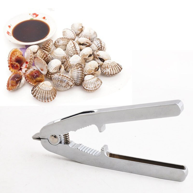 Zinc Alloy Clam Opener Seafood Scallop Oyster Sea Clam Shell Opener on-slip Clip BBQ Seafood Tools Kitchen Accessories