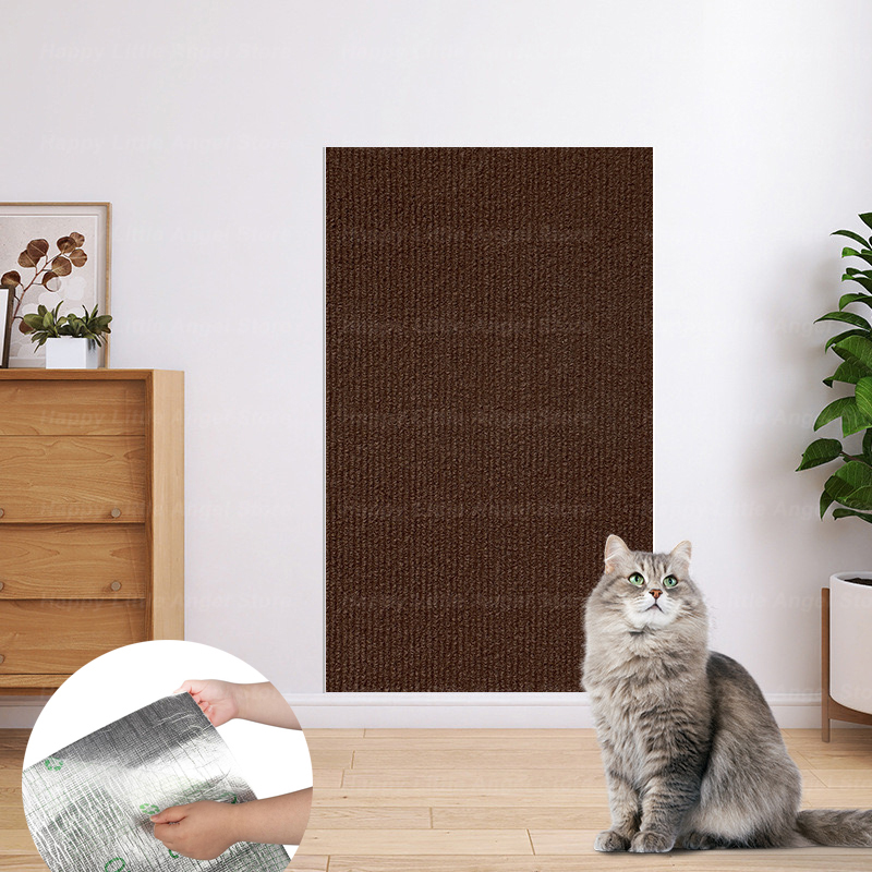 Katzen kratz schutz mit selbst klebendem Freiform schneiden Teppich matte Katzen kratz schutz Möbel Haustier Training Sofas chutz: XXXL / Grau