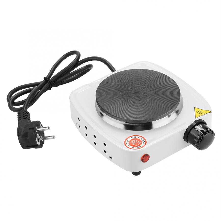 Heater Brander Elektrische Kachel Koffie Kookplaat 220V 500W Ronde Fornuis Hete Plaat Voor Thuis Keuken Koken Eu Plug