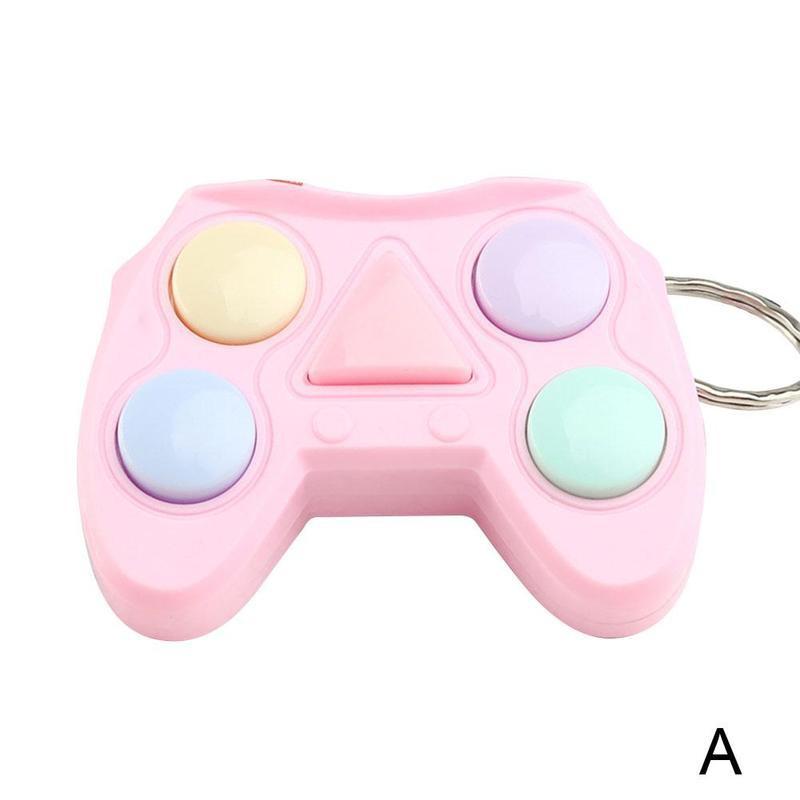 Kinderen Speelgoed Gamepad Vorm Geheugen Doolhof Kubus Gadget Sleutelhanger Educatief Spel Console Relief Stress Mini Speelgoed Spel Handvat: A