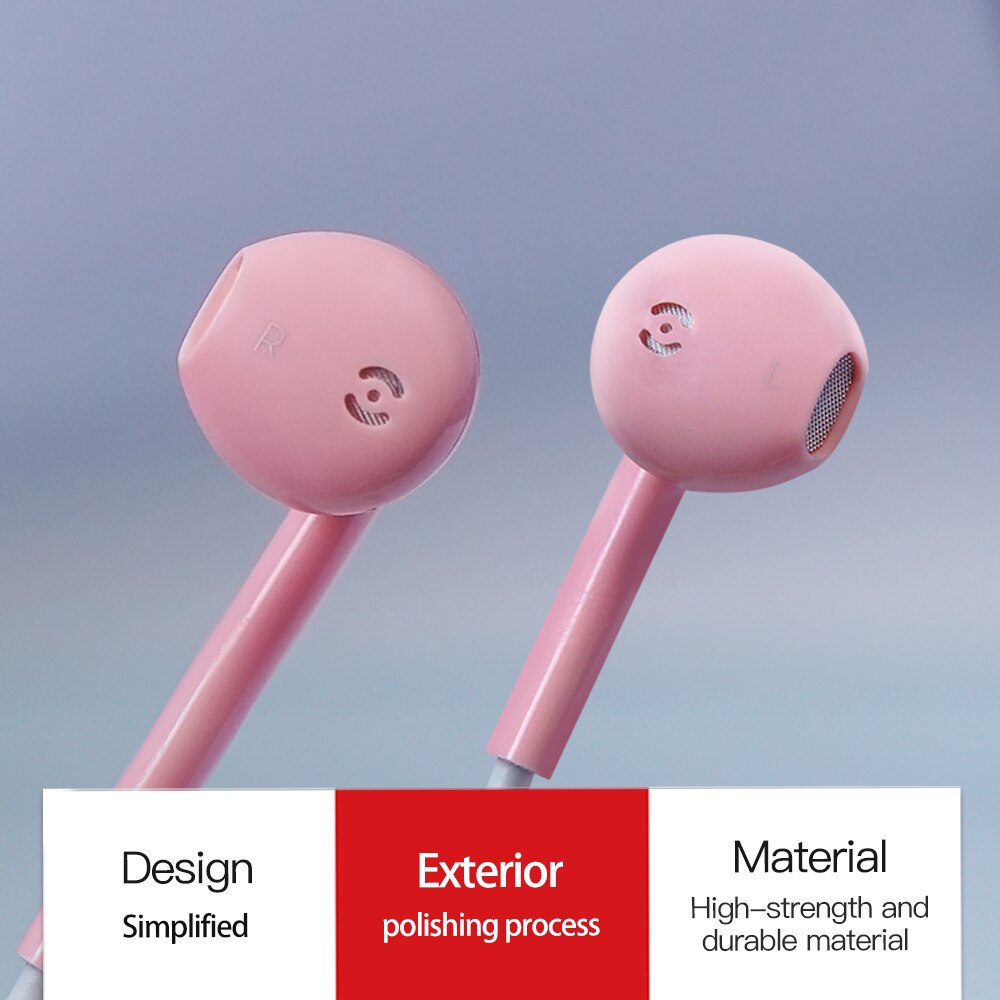 "Roze Bedrade Koptelefoon 3.5Mm Voor Iphone 6S Stereo Oordopjes Gaming Headsets Voor Iphone 6 Universele Mobiele telefoon Met 3.5 Interface