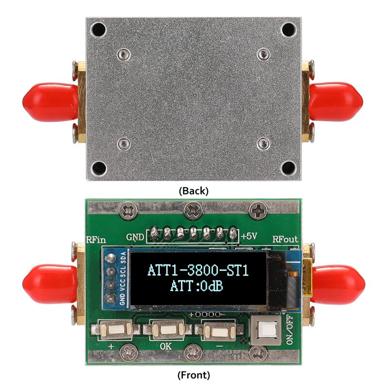 1MHZ-3800MHz RF Abschwächer Control Digitale Programmierbare 0-31dB Einstellbare Schritt 1dB PC Steuerbar für Ham Radio Verstärker