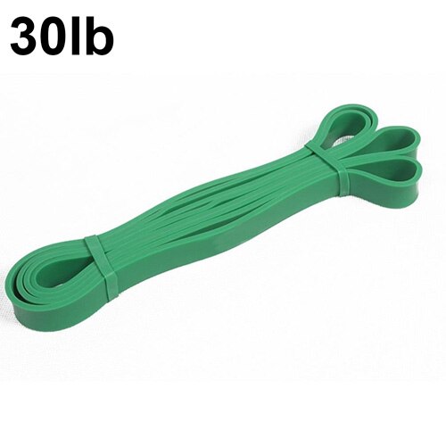 Resistance Bands Exercise Elastic Natural latex Workout Ruber Loop Strength rubber band for Fitness Equipment Training Expander: 30 lb