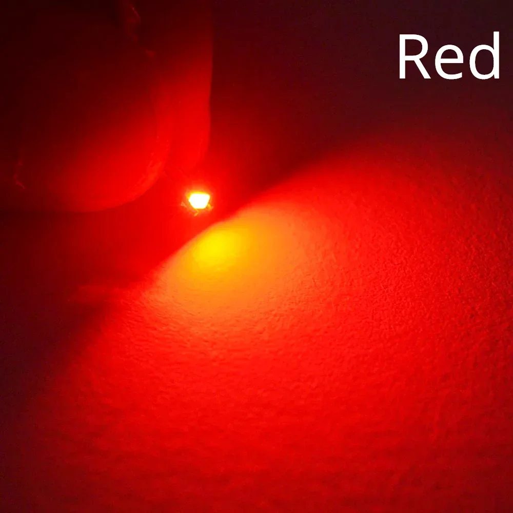 100/200X Chips LED SMD SMT blancos 3014 Cuentas de luz rojas, verdes, azules y amarillas Lámpara de 10-12LM 6000-6500K 1,8 ~ 3,4 V 20MA Diodo emisor Led: Rojo / 38 W