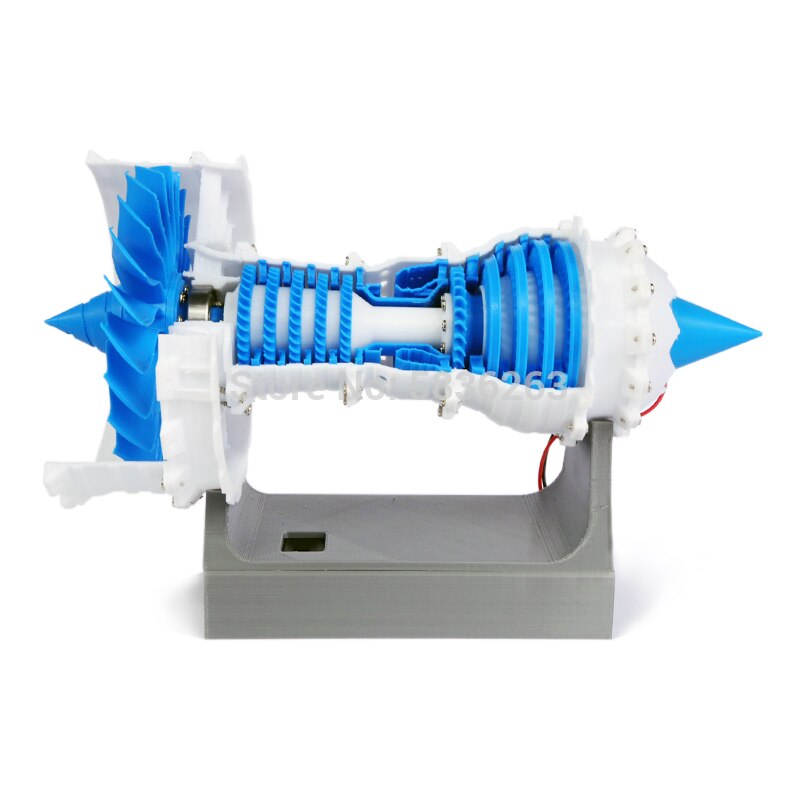 Moteur aéromoteur imprimé en 3D, Type Turbofan, Type ordinaire et électrique, bricolage,