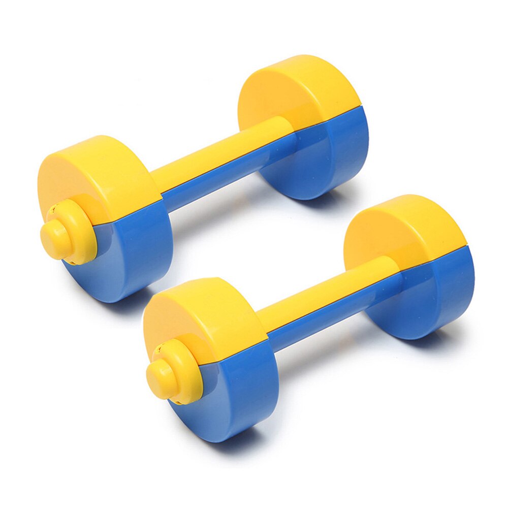 Dmar håndvægte bærbare til børn legetøj fitness vægte aerob træning greb puslespil oppustelige bold legetøj til børn: Blå