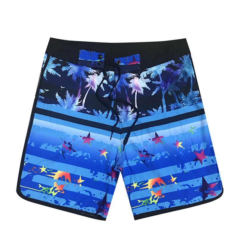 Pantalones cortos de playa para hombre, shorts deportivos de secado rápido, para surf, playa, coconut tree, ocio, fitness, cinco minutos: Azul / W38