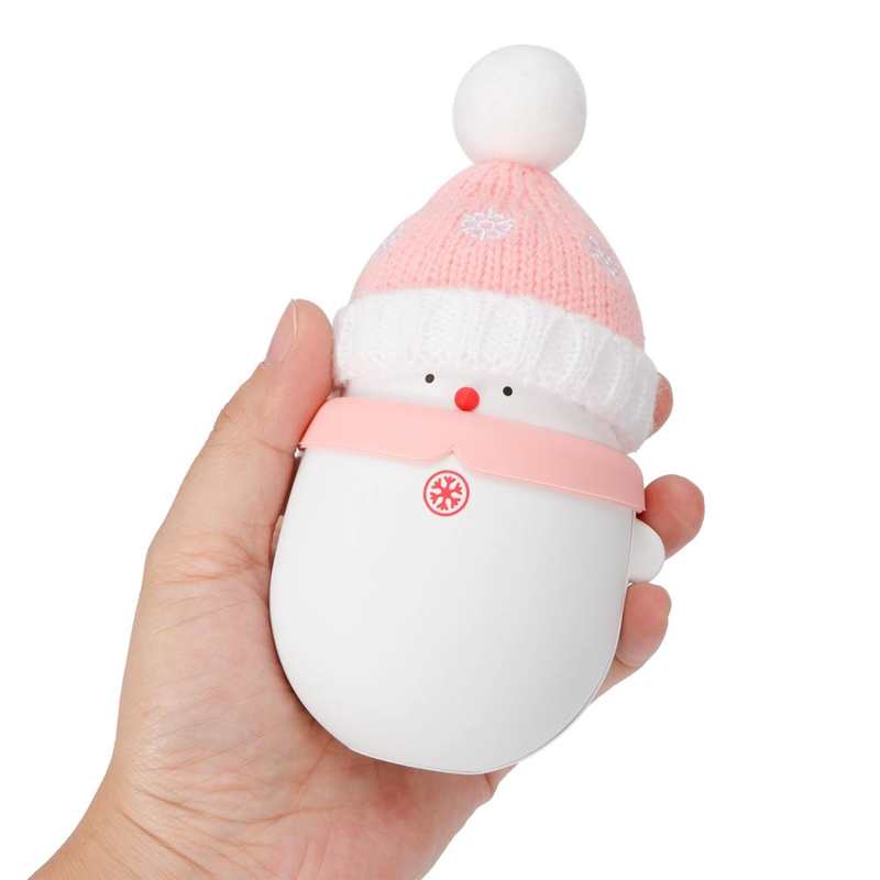 Handwarmer 6000 mah 2 in 1 usb oplaadbaar handwarmer draagbare powerbank oplader kerstroze kamerverwarmer
