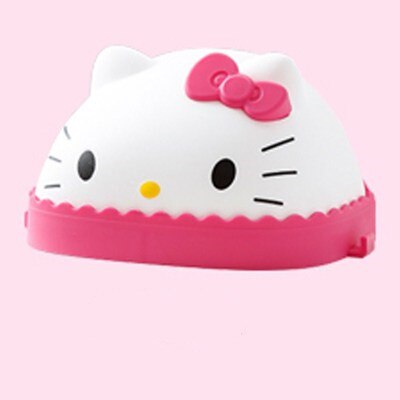 Boîte à savon avec couvercle personnalité créative dessin animé boîte à savon ventouse mural drain toilette gratuit poinçon porte-savon: Hotpink