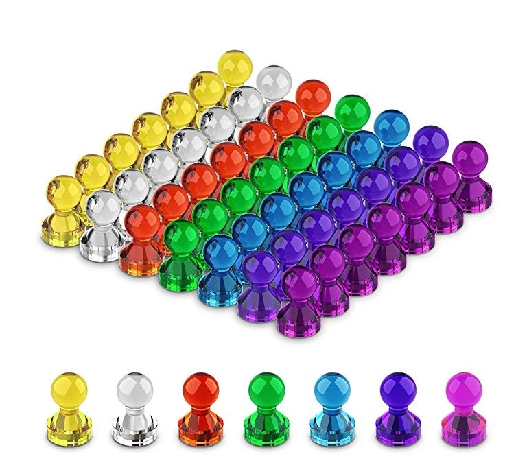 Kleine Push Pin Sterke Neodymium Magneten Kegels Magneten Super Magneet Pinboard Kantoor Punaise Schaken Magnetische Push Pins 42 Pc