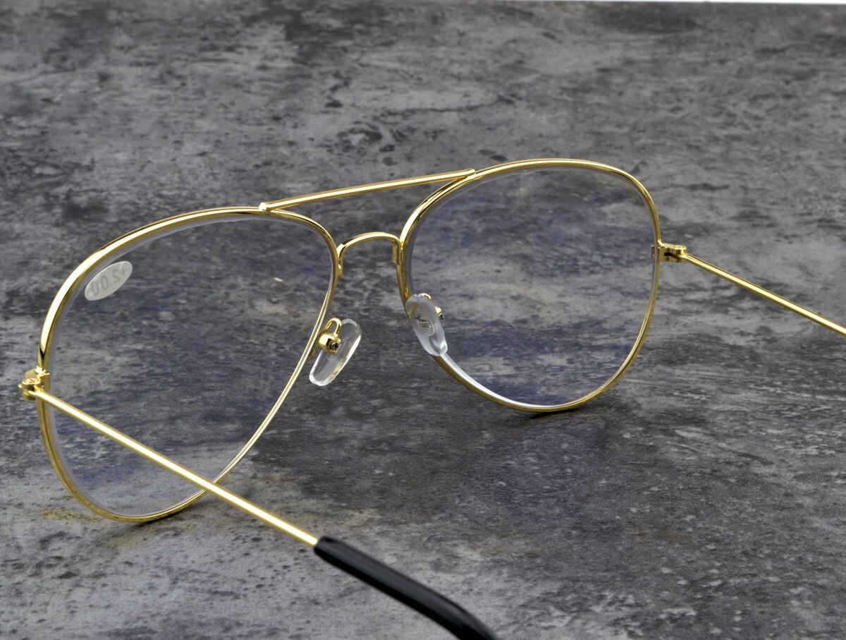 Lunettes de lecture à Double pont pour hommes et femmes, Style Aviation progressif, voir de loin et voir de près + 1 à + 4