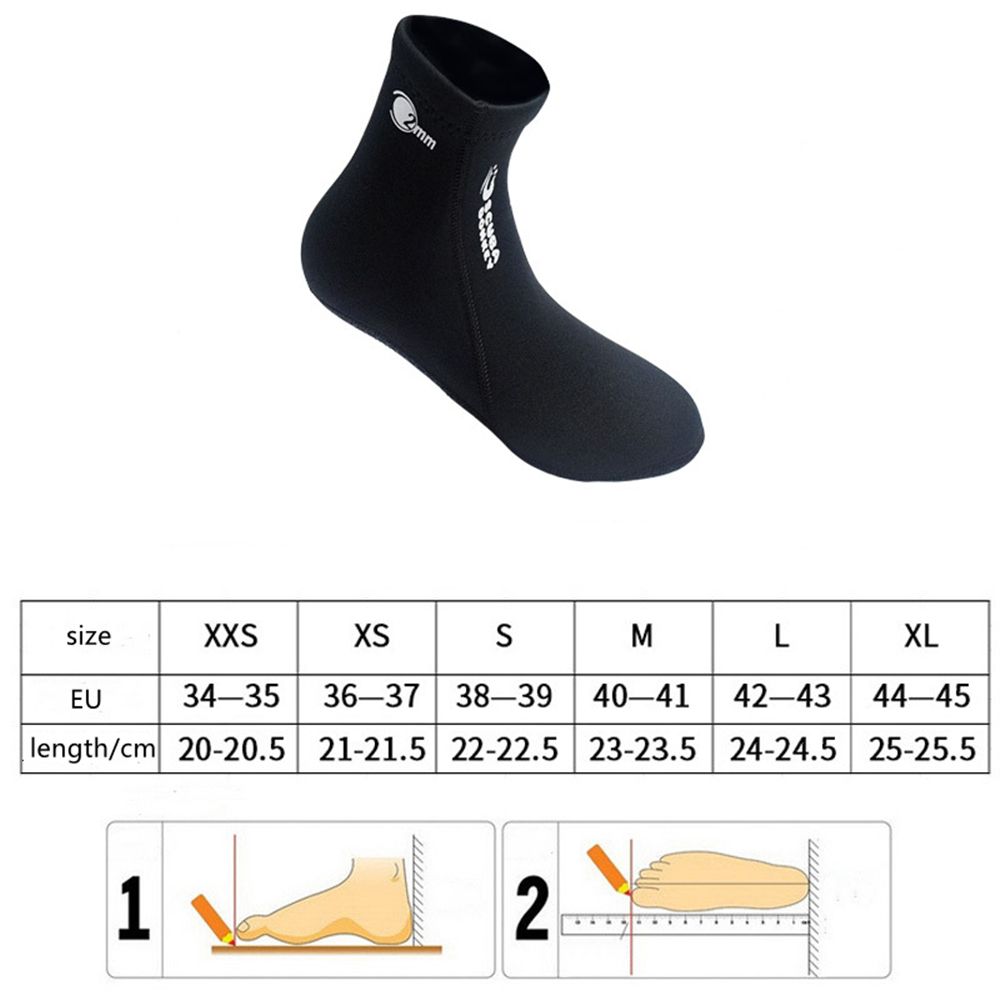 Water Boots Water Sport Anti Slip Snorkeling 2mm Swimming Diving Sock Neoprene Socks