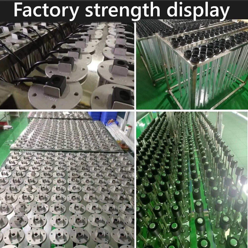 52Mm Auto Meters Water Niveau Sensor 125/150/200/225/300/500Mm Fit water Tank Niveau Indicator Meter 0-190ohm Met Rode Backlight