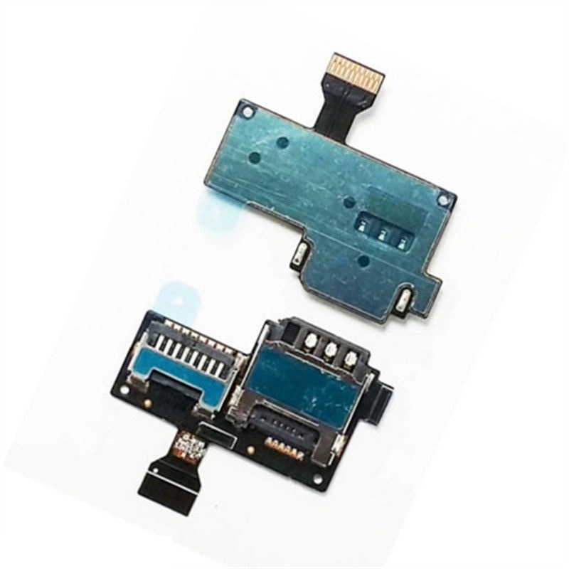 Voor Samsung Galaxy S4 Mini GT-I9190 I9192 I9195 SIM Sd-kaart Lade Houder Connector Flex Kabel
