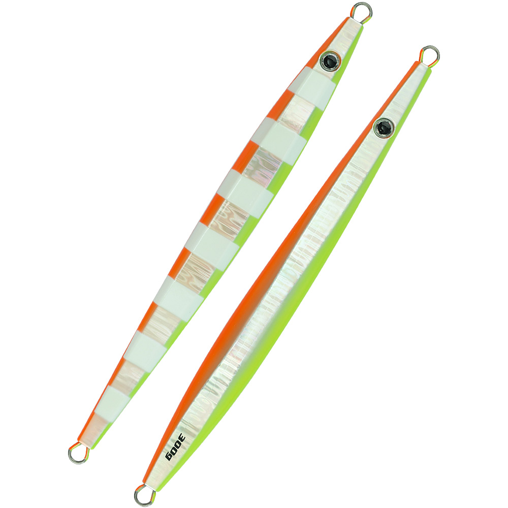 Jiggingpro 300g 400g Deep Sea Fishing Lure Metal Jigs Saltwater Jigging Lure Slow Pitch Jig: 120mm / green