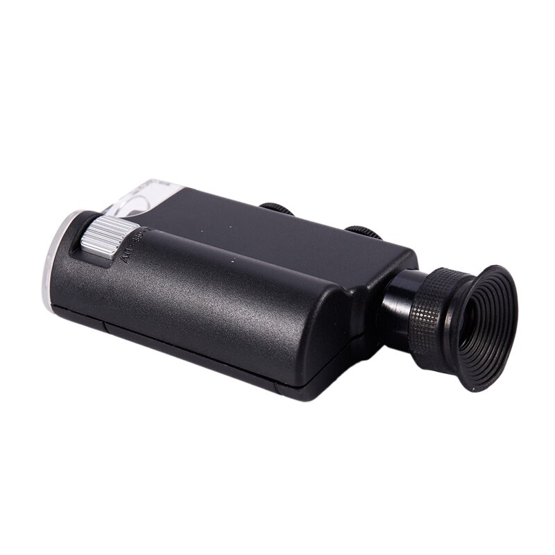 Portable 200X~240X Zoom Microscope Pocket Handheld Led Lamp Light Loupe Zoom nifier Microscope
