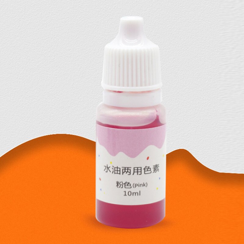10ml Handgemachte Seife Farbstoff Pigmente Basis Farbe Flüssigkeit Pigment DIY Manuelle Seife Farbstoff Werkzeug Bausatz MK: Rosa