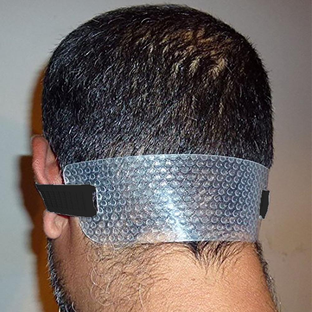 Hals Hair Cut Gids Gebogen Haarlijn Clipper Trimmen Scheren Sjabloon Stencil Mannen Baard Vormgeven Styling Tool