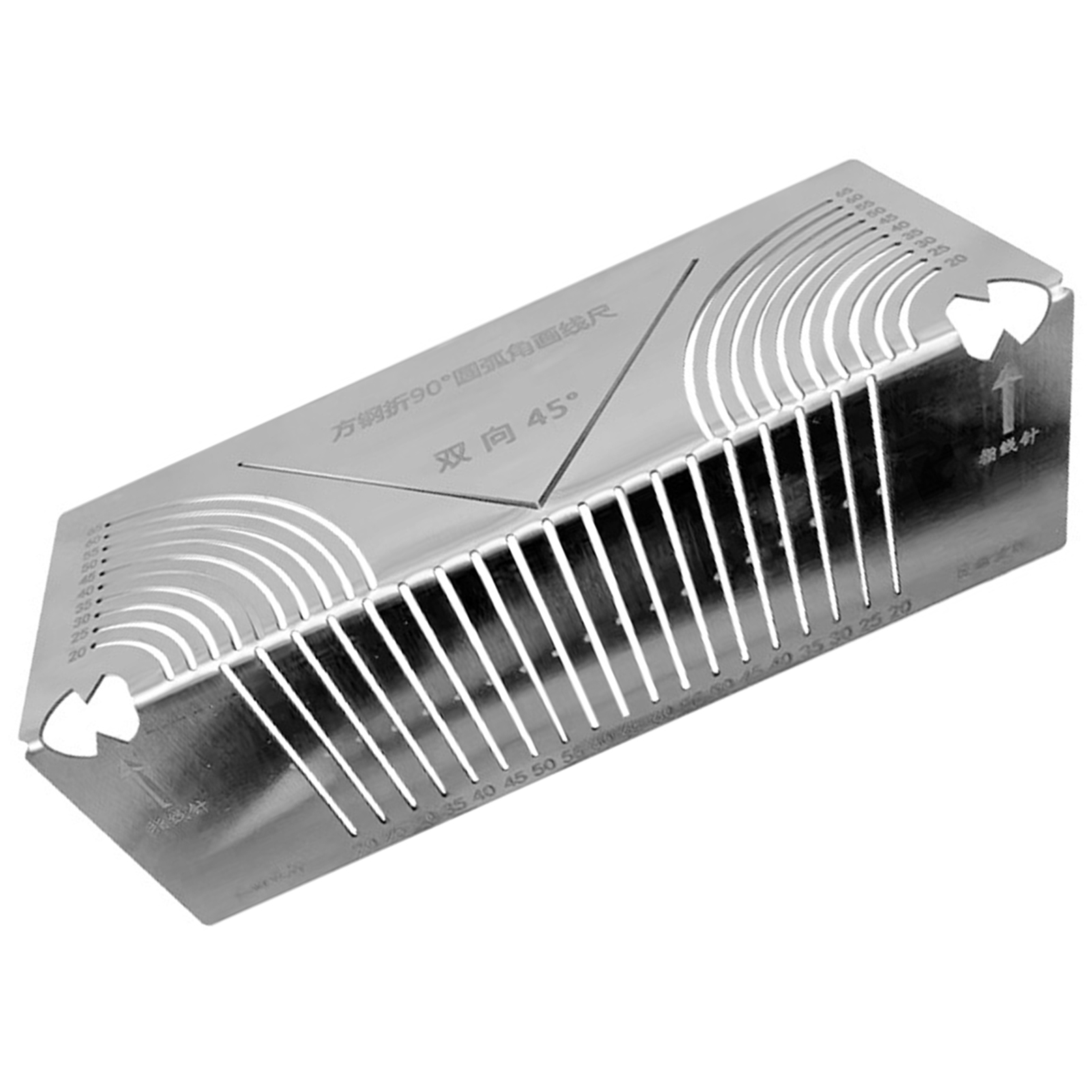 Precision-Flex Angle Arc Marking Tool Metal Fabrication Pipe Saddle Cutting Guide All In 1 Measuring For Welding Metalworking: Yellow