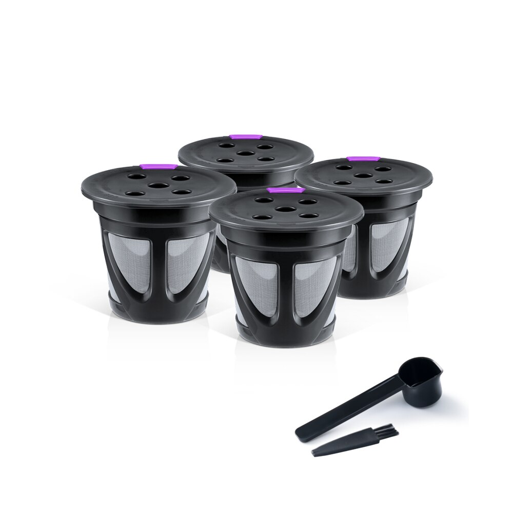 Capsules de café réutilisables, dosettes filtrantes, rechargeables, compatibles avec Keurig K suprême et K suprême Plus: 4B