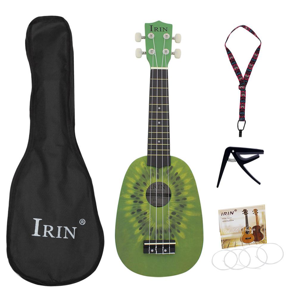 Irin 21in søde kiwiform håndlavede udskæringer dapper begyndere koncerter ukuleles: Default Title