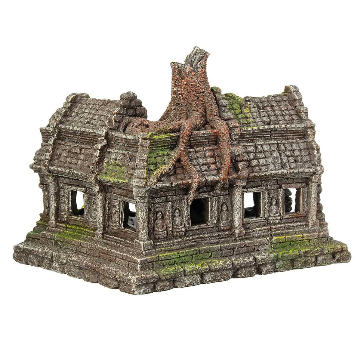 Hars boomhut aquarium landschapsdecoratie thuis aquarium schuilplaats grot ornament decoratie aquarium ornament aquarium decoratie