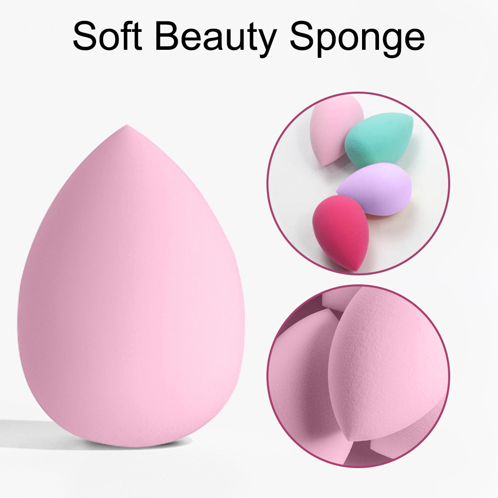 Juego de brochas de maquillaje para mujer, 3-20 piezas, base, sombra de ojos, colorete, resaltador, corrector, herramienta de belleza femenina, esponjas de belleza, esponjas para pulgar