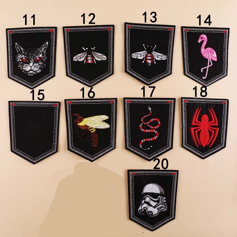 Wysokiej jakości tendencja w modzie kwiat wzór tygrysa hafty odznaka łatki DIY ubrania bagaż ozdobne łaty