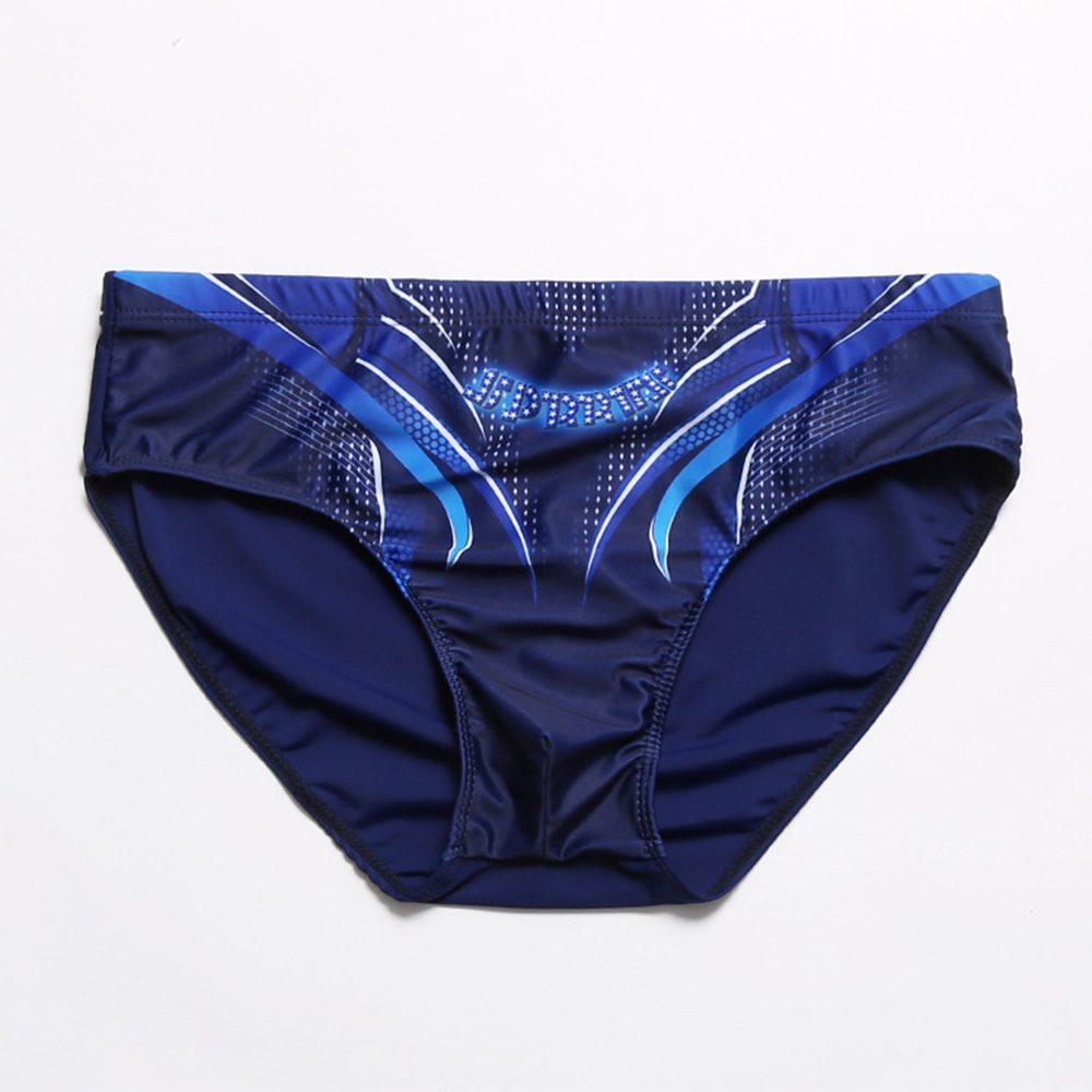 Sexy Mann Bade bekleidung Shorts Slips für Männer drucken Sommer Strand Pool Bikini Badehose Slips Schwimmen Boxer Hosen: XL