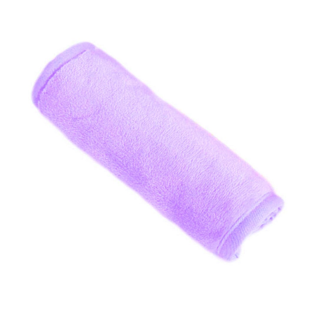 1 Uds toallas de limpieza Facial reutilizables de microfibra paño removedor de maquillaje limpieza y belleza herramientas: Púrpura