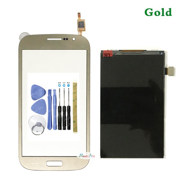 Pantalla Lcd con Sensor de digitalizador táctil para Samsung Galaxy Grand Duos i9082 i9080 Neo plus i9060i i9060 i9062 i9063: LCD and Touch Gold