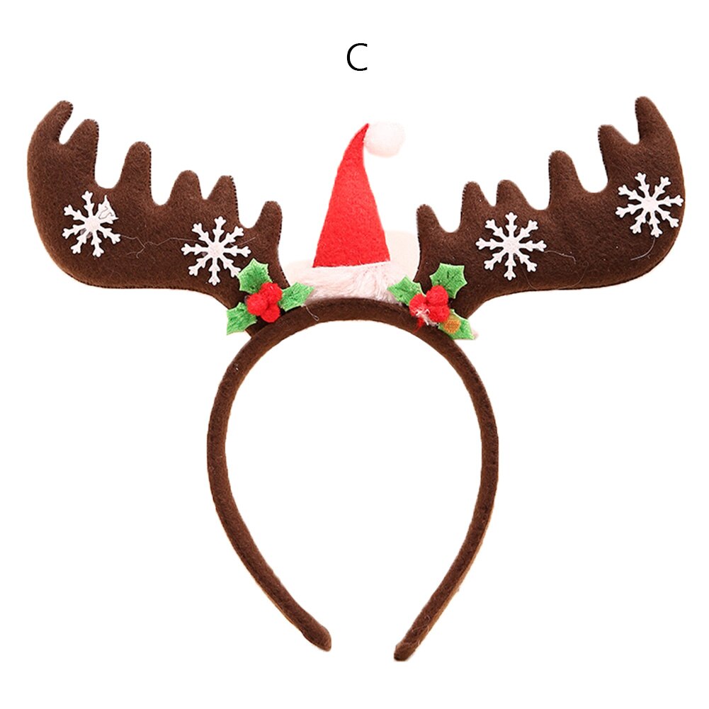 Kerst haarband hoofdband kerstmuts vorm prachtige haarband haarband haaraccessoires: C