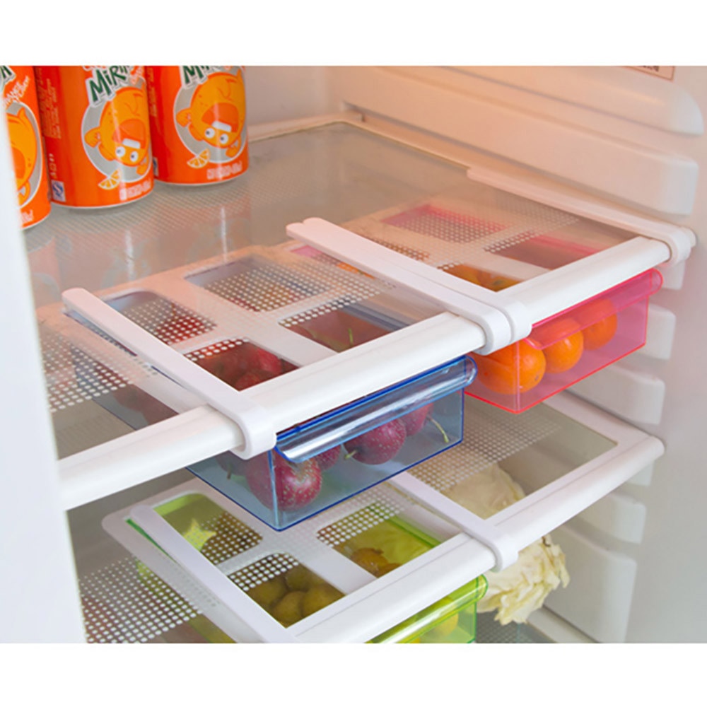 Comprar Tobogán cocina nevera congelador organizador ahorrador de espacio  estante de almacenamiento soporte nuevo