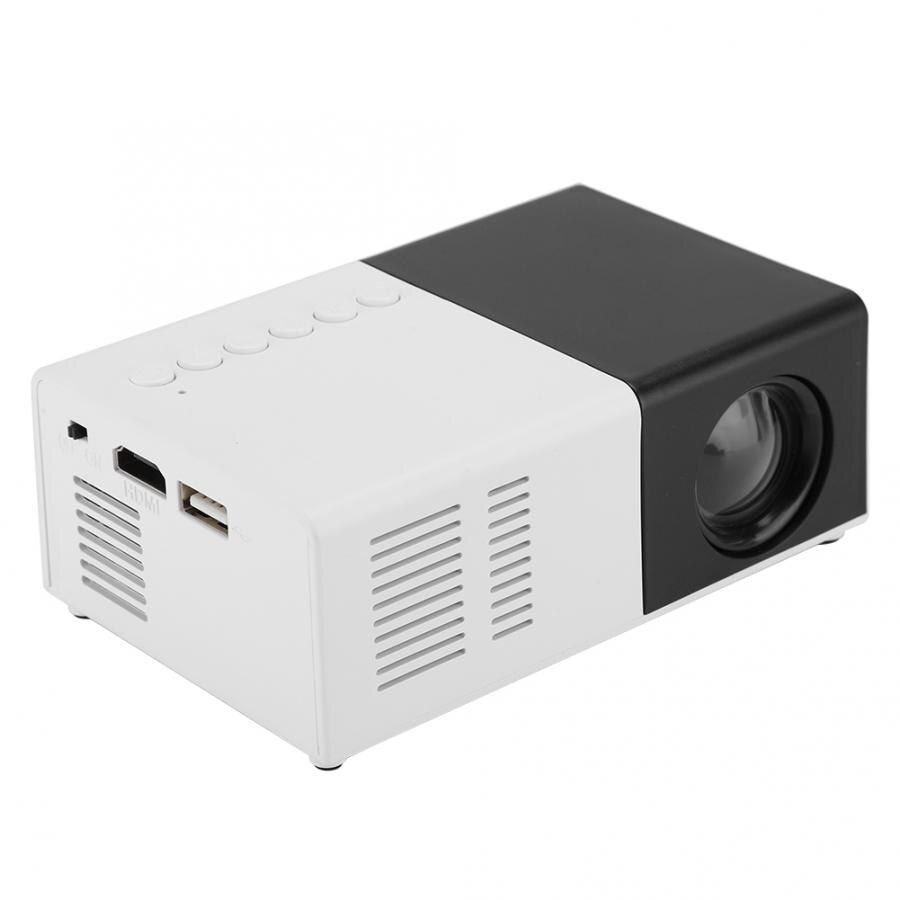 Mini Portable LED Projector USB HDMI 1080P 2.0-Inch LCD Screen Projector with Cooling Holes 110-240V