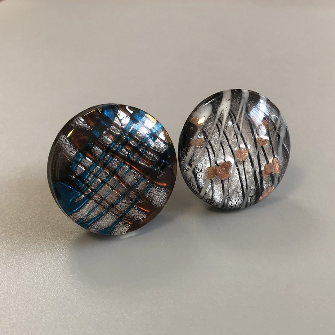 Tirador de cristal Multicolor para cajones, herrajes para decoración del hogar, tiradores de puerta de cocina y muebles