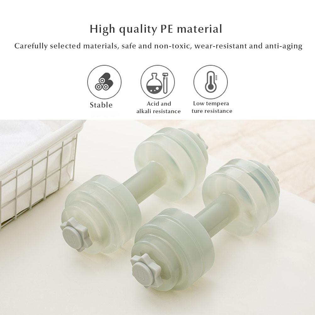 2PCS Portable Weight-Adjustable Water Dumbbells Home Gym Water Dumbbells Water-Filled Dumbbell Adjustable Water Filled Dumbbell