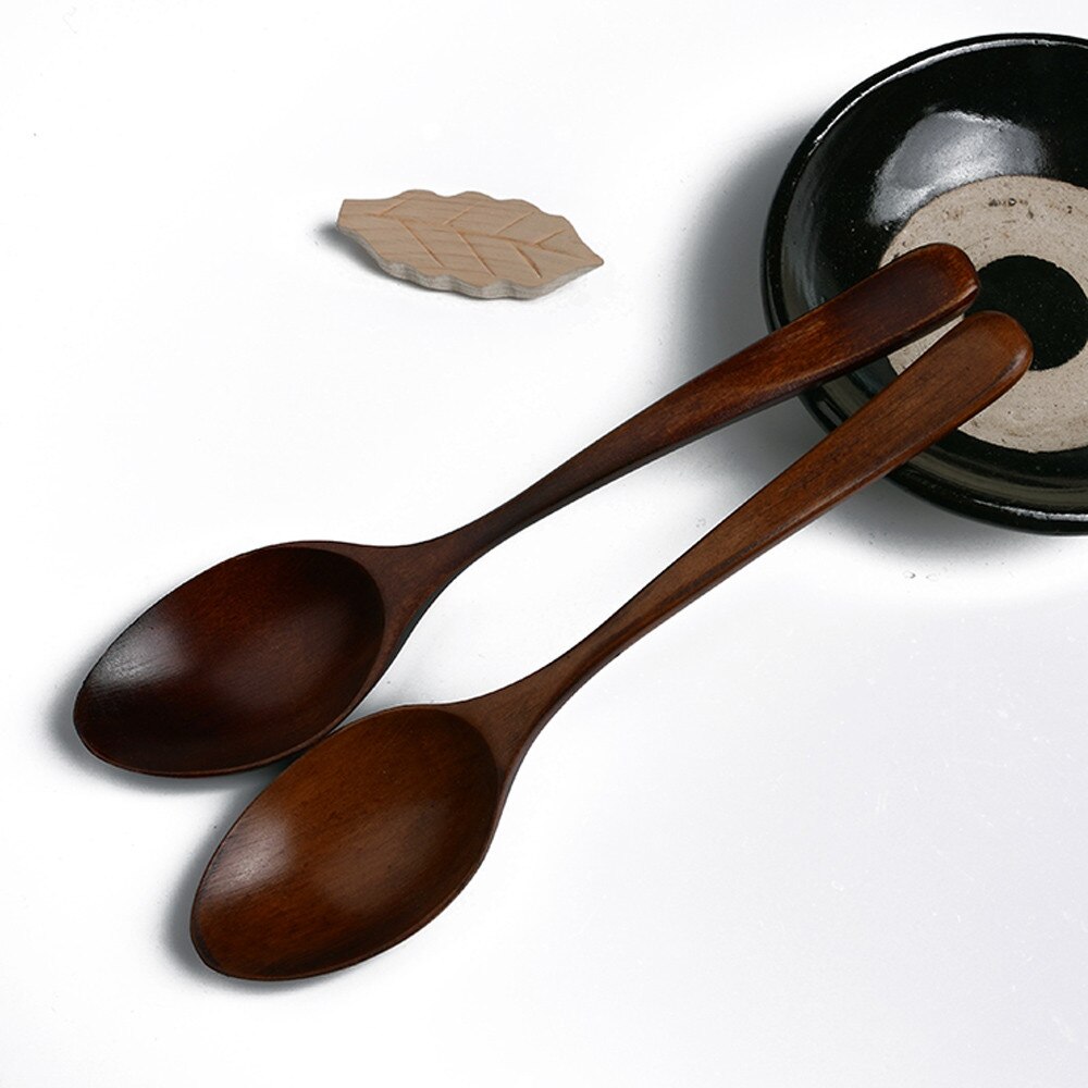 Holz Löffel Bambus Küche Kochen Utensil Werkzeug Suppe Teelöffel Catering Für Kicthen Holz Löffel Portion Löffel Reis Löffel