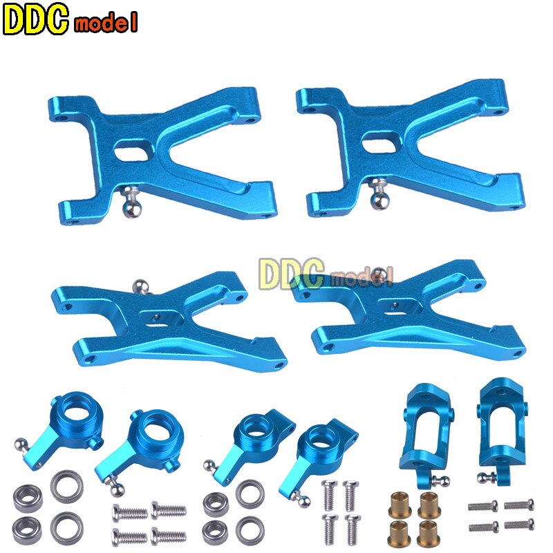 WLtoys A959 części zamienne aluminium Metal do 1/18 elektryczny pilot RC Car Fit A969 A979 K929 mechanizm różnicowy shock