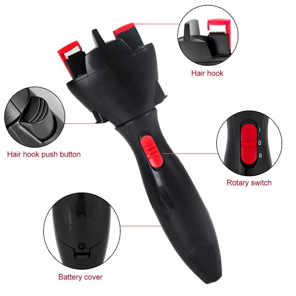 Automatic Hair Braider Styling Tools Smart Quick Easy DIY Electric Two strands Twist Braid Maker Hair Braider Machine