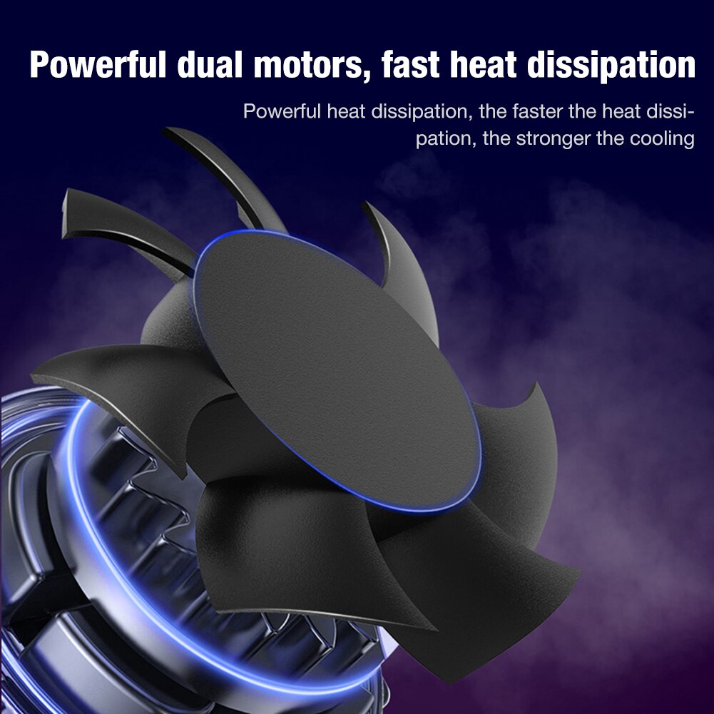 Universele Mobiele Telefoon Radiator Gaming Telefoon Cooler Verstelbare Draagbare Ventilator Houder Koellichaam Voor Huawei Xiaomi Telefoon Radiator