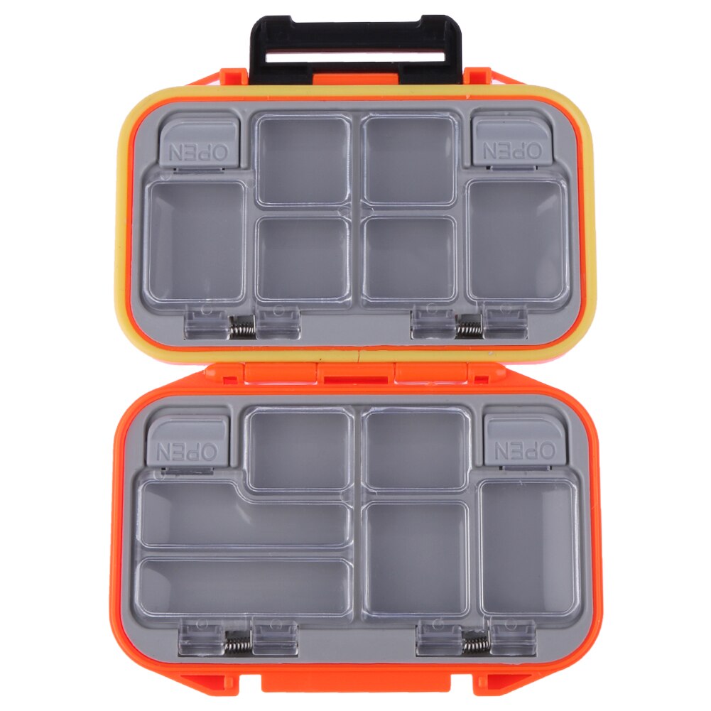 Double Sided Fishing Tackle Box 8/10/12/16 /26 Grids Bait Lure Hook Compartment Storage Case Waterproof Fishing Accessories