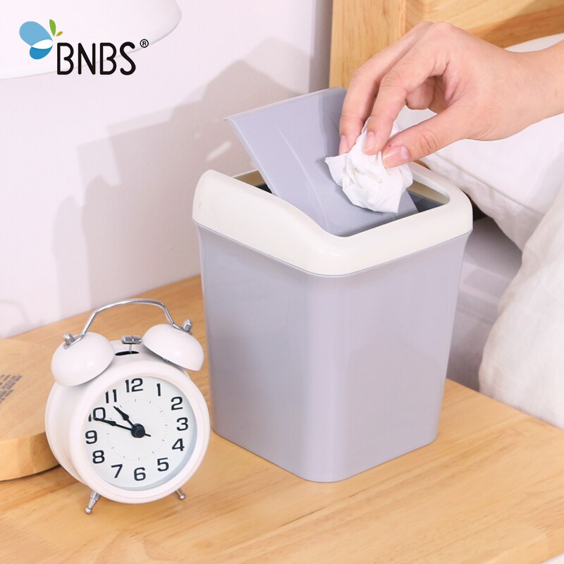 Rolling Cover Type Kleine Prullenbak Recycling Afval Bin Vuilnis Papiermand Badkamer Prullenbak Vuilnis Container Bakken