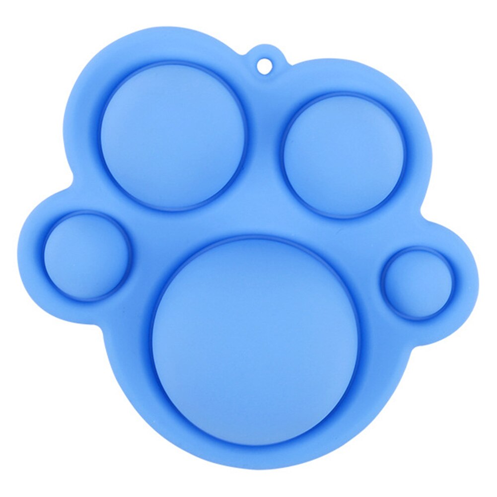Giocattoli di decompressione di sicurezza in Silicone divertimento spremere dito esercizio bordo giocattoli di educazione precoce per lo sviluppo intellettuale: Blu
