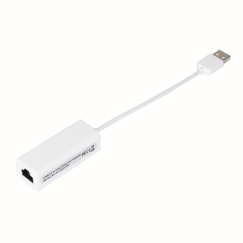 Full Speed USB 2.0 to RJ45 LAN Ethernet Network Adapter For Desktops Laptops PC