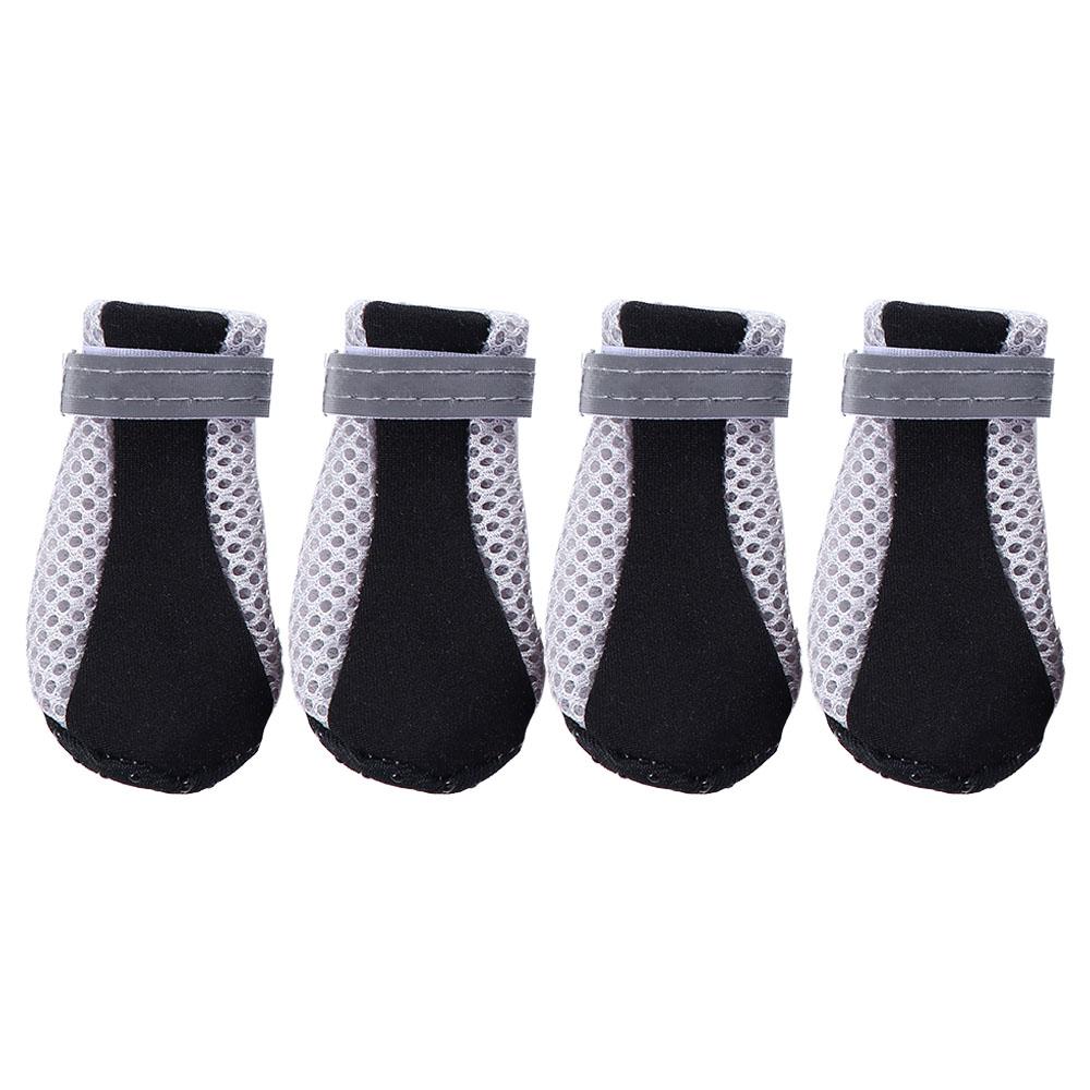 Protectores de patas para perros pequeños y grandes con raya reflectante, pavimento , suministros para mascotas, botas para perros, zapatos para perros, Botas de lluvia para mascotas