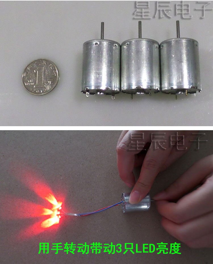 3 V - 24 V three-phase alternator generator mini wind generator dynamo hand