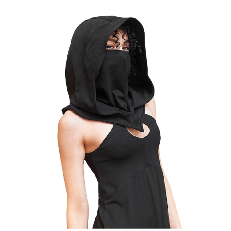 Unisex Halloween Costumes Medieval Mask Hat Cosplay Renaissance Hooded Cloak Assassin Black Gothic Vampire Accessories: Default Title