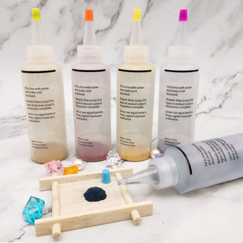 5 Colors Permanent Paint DIY Clothes One Step Tie Dye Kit Fabric Textile Non Toxic Family Fun Disposable Gloves Home Vibrant